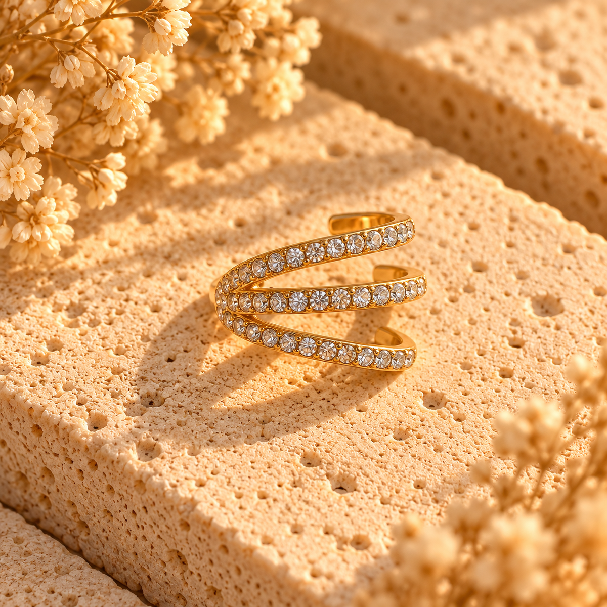 Earcuff doré